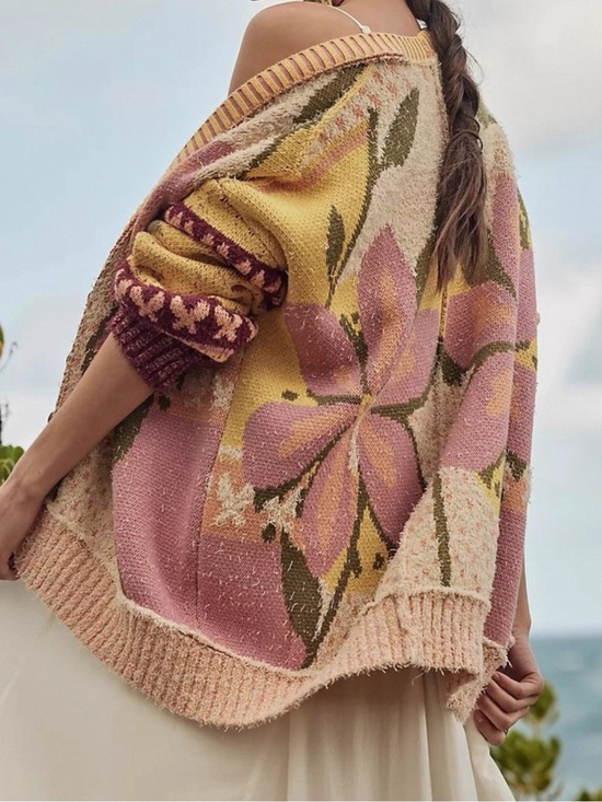 Free People Sweaters - Free People Bali Tropical Garden Sweater